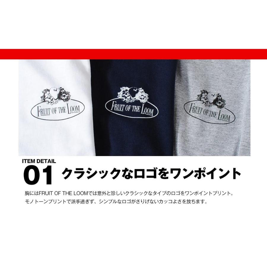 FRUIT OF THE LOOM（フルーツオブザルーム） ロゴTシャツ クラシック
