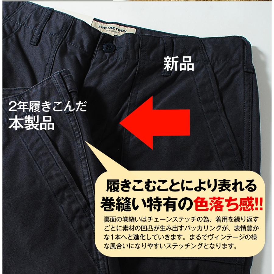 FOB factory パンツ　新品 FOB FACTORY Factory エフオービーファクトリー コットンダック