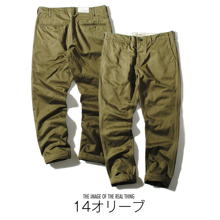 FOB FACTORY チノパン サイズ4 オリーブグリーン FOB FACTORY（エフオービーファクトリー） トラウザーチノ 日本製 FOB