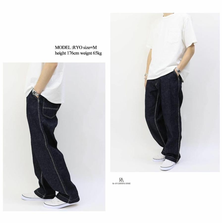 FOB FACTORY デニムワークパンツ 日本製 FOBファクトリー ワイド