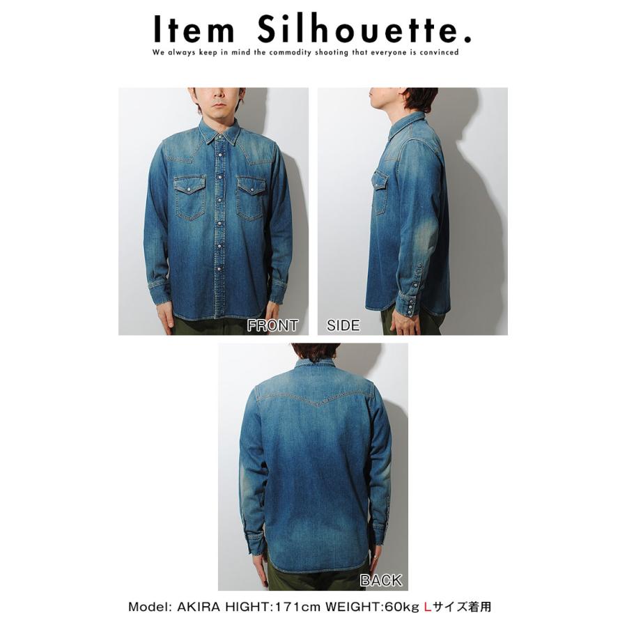 FOB FACTORY（エフオービーファクトリー） デニムウエスタンシャツ