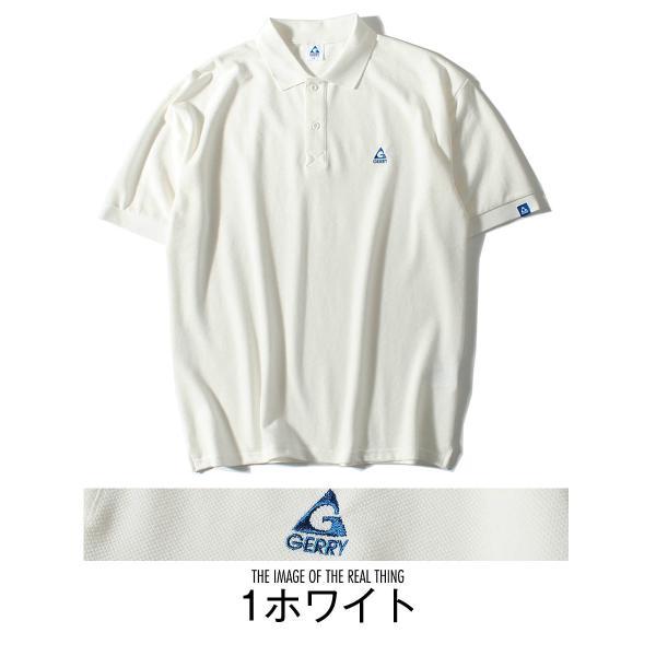 GERRY（ジェリー） ポロシャツ ブランド 半袖 夏用 夏服 メンズ 鹿の子