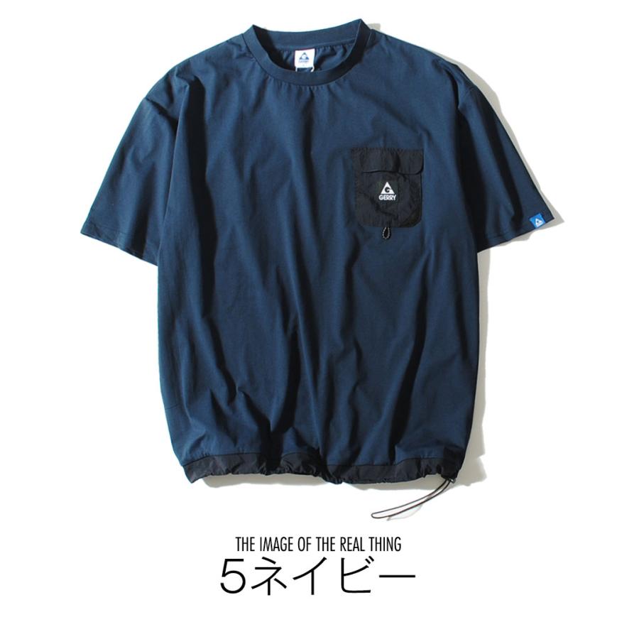 GERRY（ジェリー） Tシャツ テックT ブランド ナイロンポケット テック