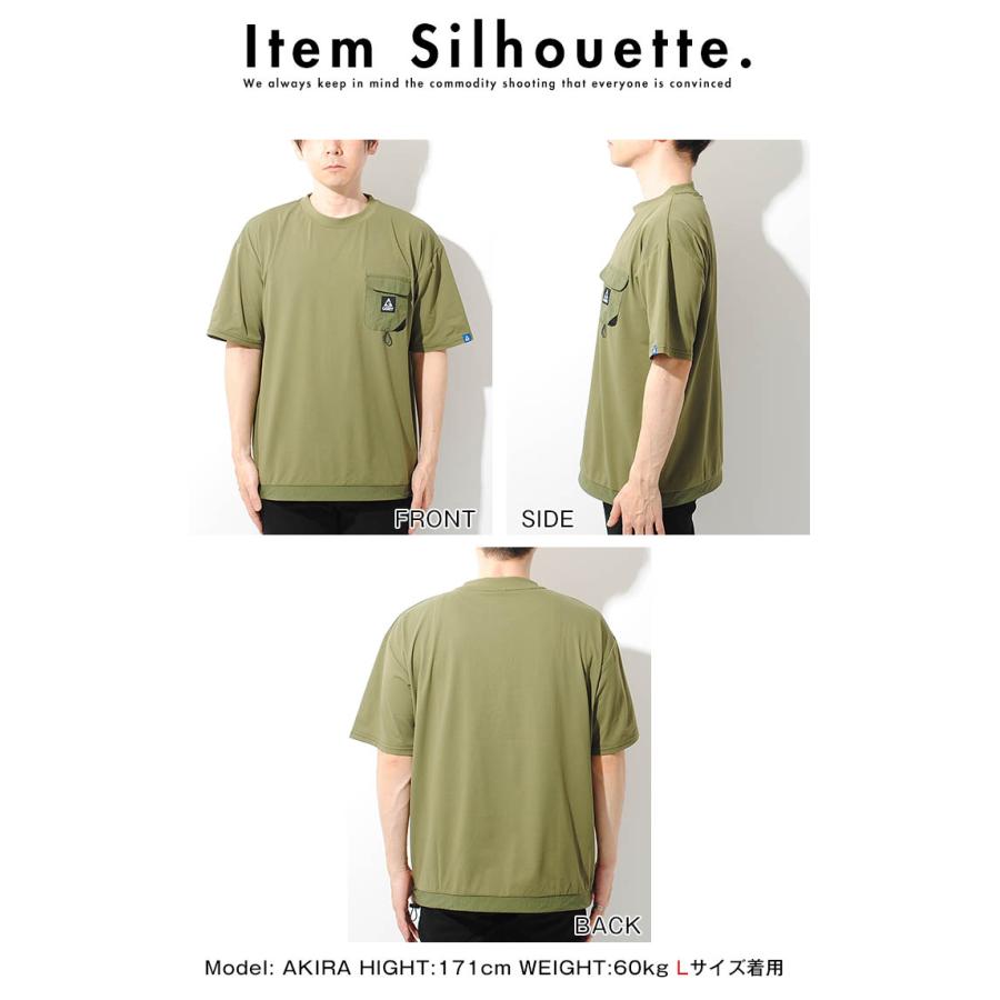 GERRY（ジェリー） Tシャツ テックT ブランド ナイロンポケット テック