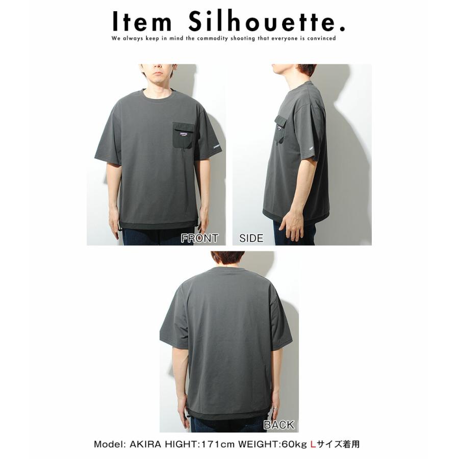 GERRY（ジェリー） Tシャツ 半袖 ナイロンポケット テックT 接触冷感