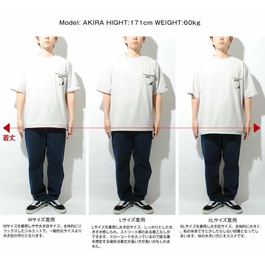 GERRY（ジェリー） Tシャツ テックT ブランド ナイロンポケット テック