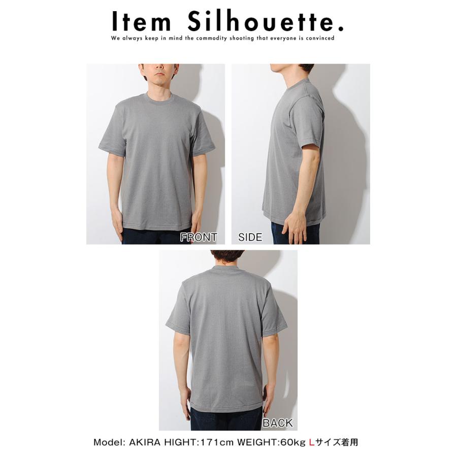 Hanes（ヘインズ） Tシャツ 半袖 MOKU 杢 グレー 灰色 クルーネック