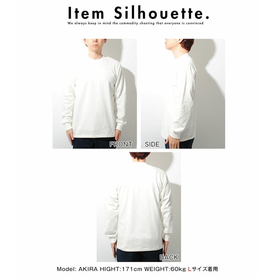 Hanes（ヘインズ） ロンT 長袖Tシャツ SHIRO 白 ホワイト 白T クルー