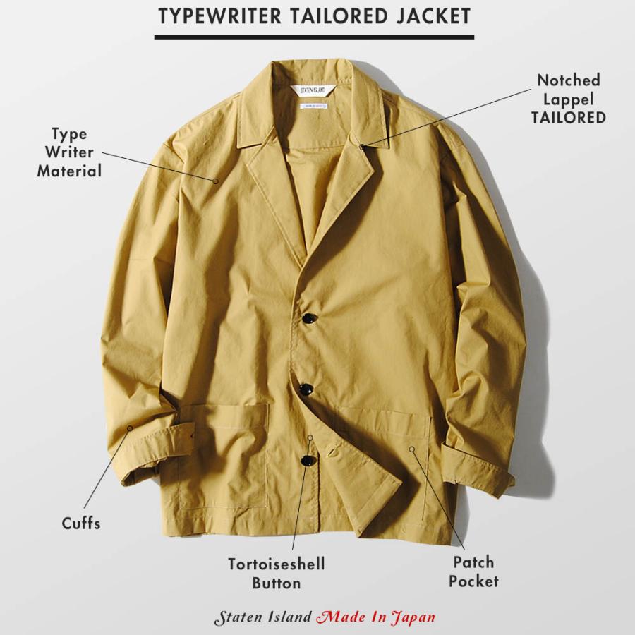 日本製 Staten Island タイプライターテーラードジャケット メンズ ワイド シャツジャケット 長袖 春用 春服 薄手 国産 J 0710 Re Ap 通販 Yahoo ショッピング