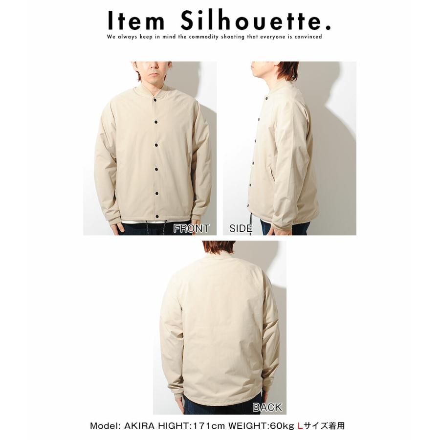 リブコーチジャケット ライトスタジャン 4wayストレッチ ビッグ