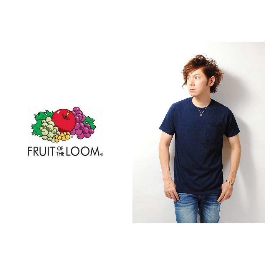 Tシャツ ポケット付き 2枚入り FRUIT OF THE LOOM フルーツオブザルーム メンズ パックT 無地Tシャツ 2枚セット XLサイズ｜re-ap｜04