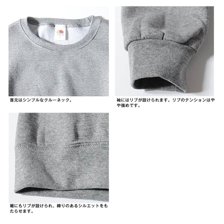 FRUIT OF THE LOOM スウェット ビッグスエット ロゴワッペン FRUIT OF THE LOOM スウェット ビッグスエット ロゴワッペン