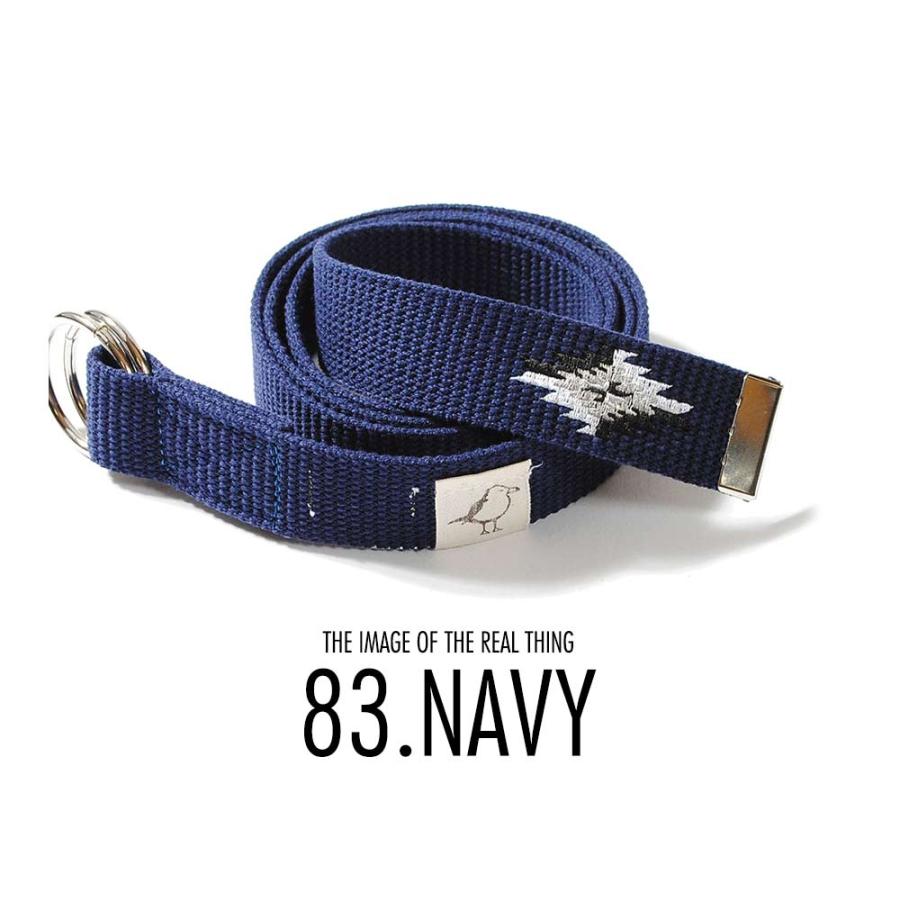 日本製 ネイティブベルト ダブルリング ネイティブ刺繍 国産 SIGN