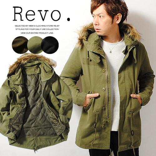 モッズコート 長袖 メンズ 3way 中綿モッズコート Revo インナー付き ミリタリージャケット 99 Th 13 N Re Ap 通販 Yahoo ショッピング