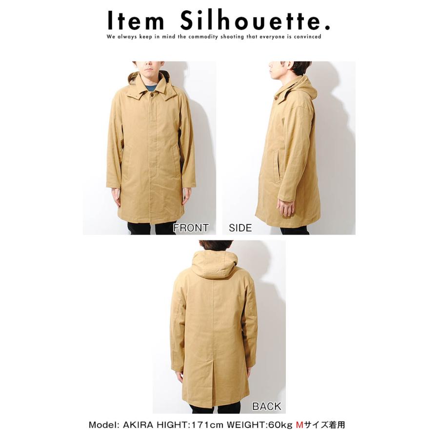 リラックスステンカラーコート ストレッチ Revo. レヴォ ステンカラー