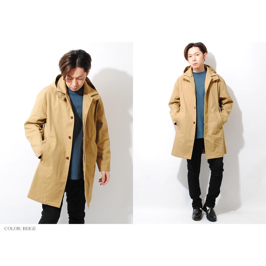 リラックスステンカラーコート ストレッチ Revo. レヴォ ステンカラー