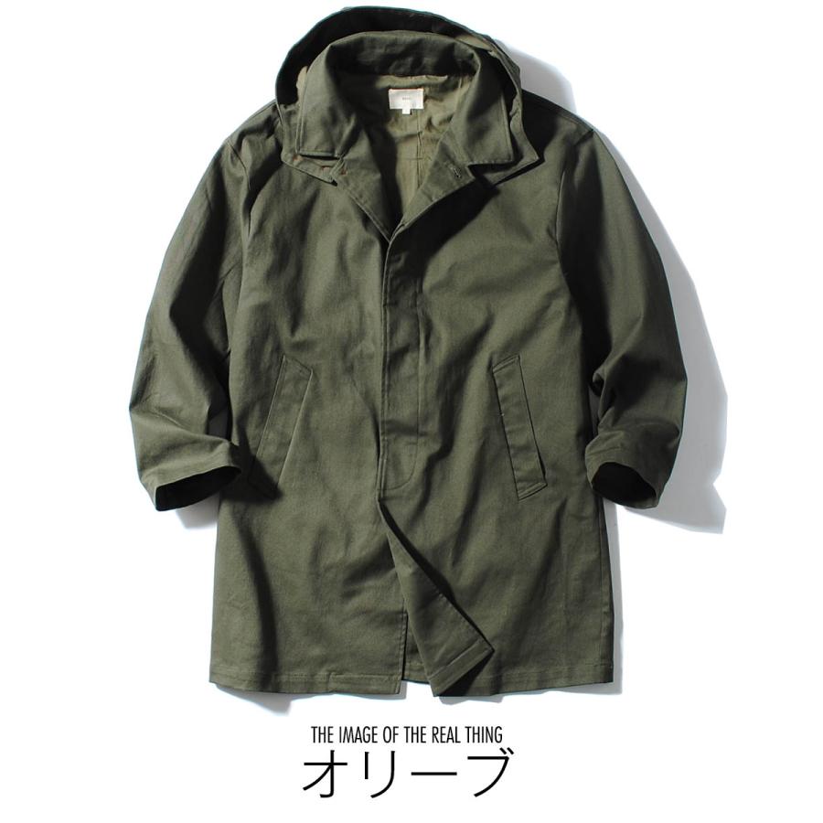 Revo オリーブ ステンカラーコート バブアー風 Barbour（バブアー） ステンカラーコート コート 「SHIPS別注」BARBOUR
