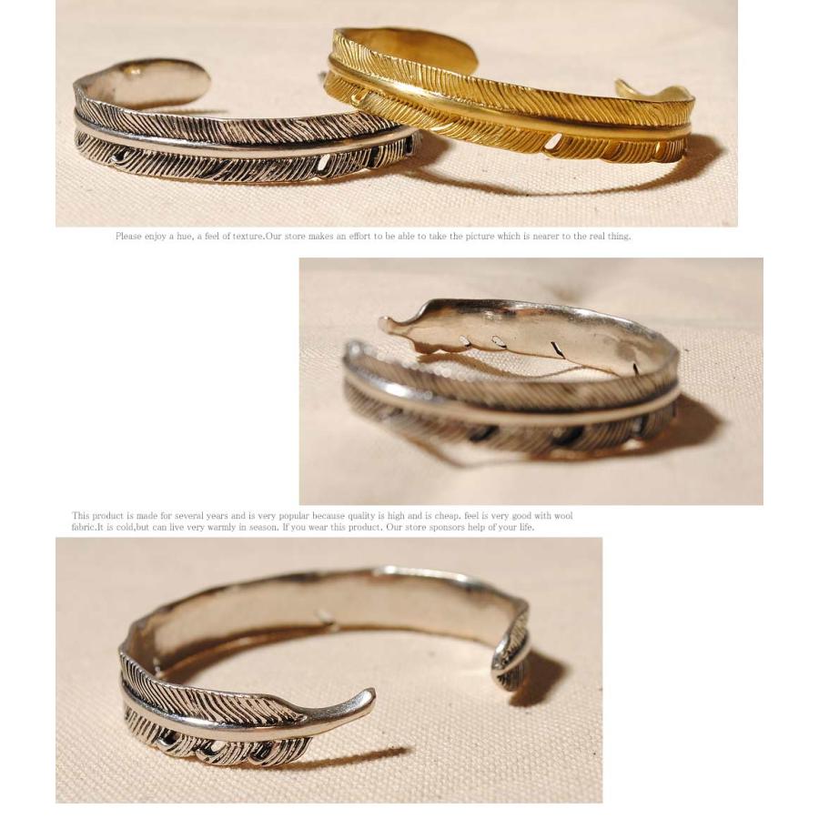 Revo. フェザーバングル 真鍮ブレスレット / revo. レヴォ メンズ ユニ