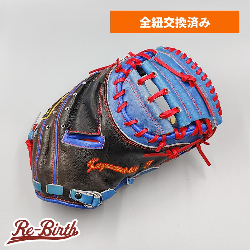 ゼット 【全紐交換済みグローブ】 軟式 キャッチャーミット 型付け済