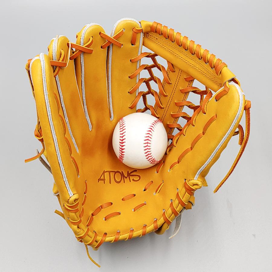 ATOMS 【新古品 (高校野球対応)】 アトムズ 硬式グローブ / 外野手用