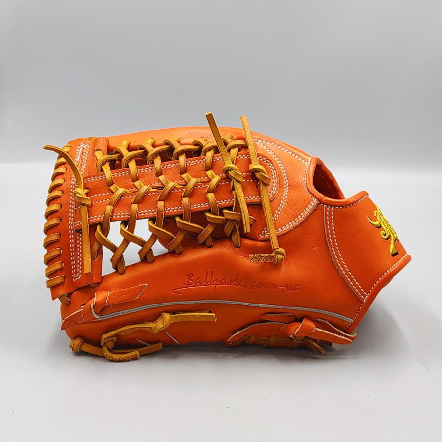 クリーニング済み (高校野球対応)】 和牛JB 硬式グローブ / 外野手用