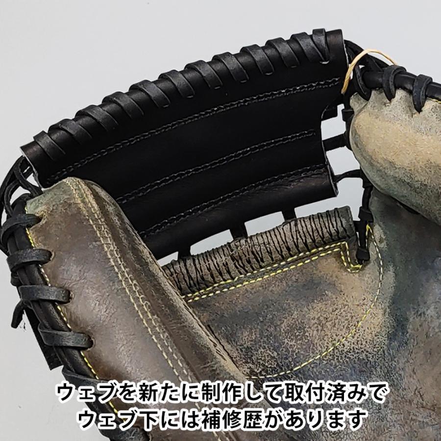 【オーバーホール済み】 ミズノ 硬式用 キャッチャーミット 型付け済み (mizuno グラブ) [KA506]の画像