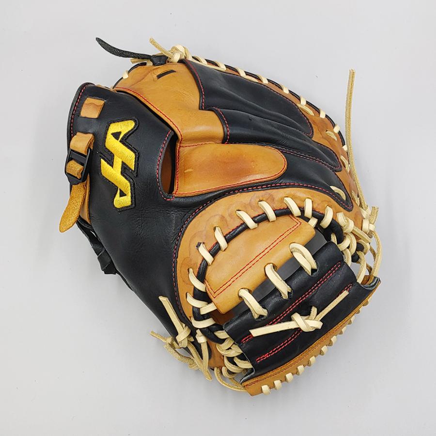 ハタケヤマ（HATAKEYAMA） 【全紐交換済み】 軟式用 キャッチャー