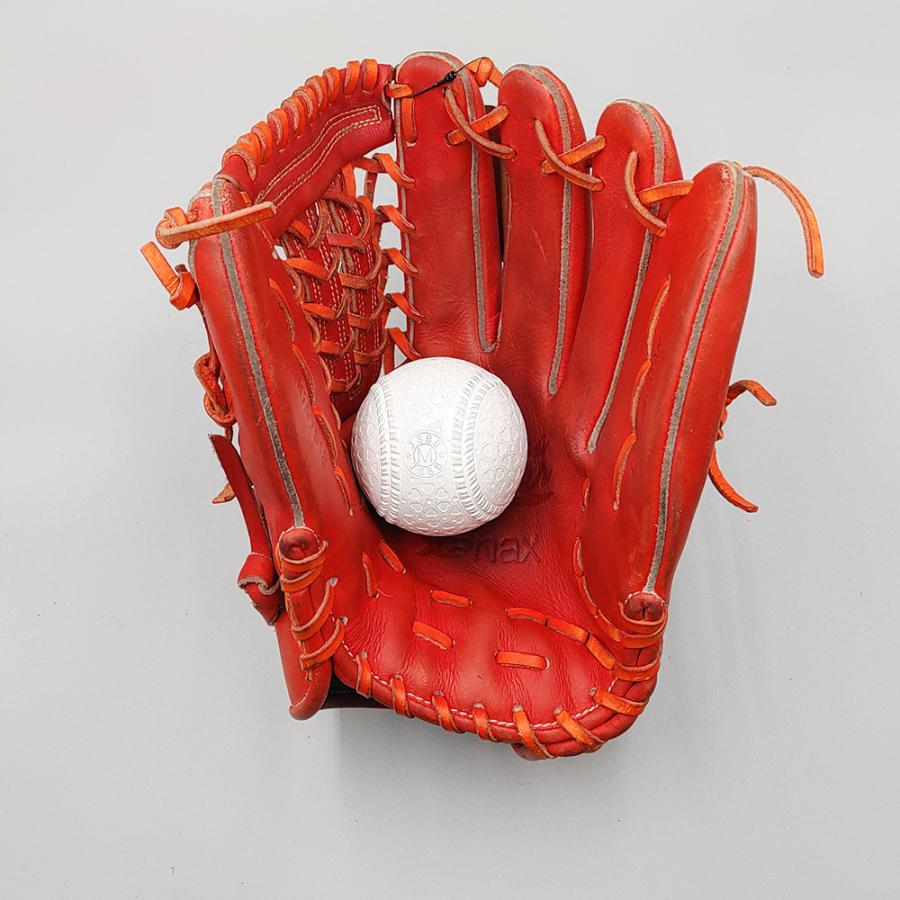 ザナックス 【クリーニング済み 】 軟式グローブ / 外野手用 型付け