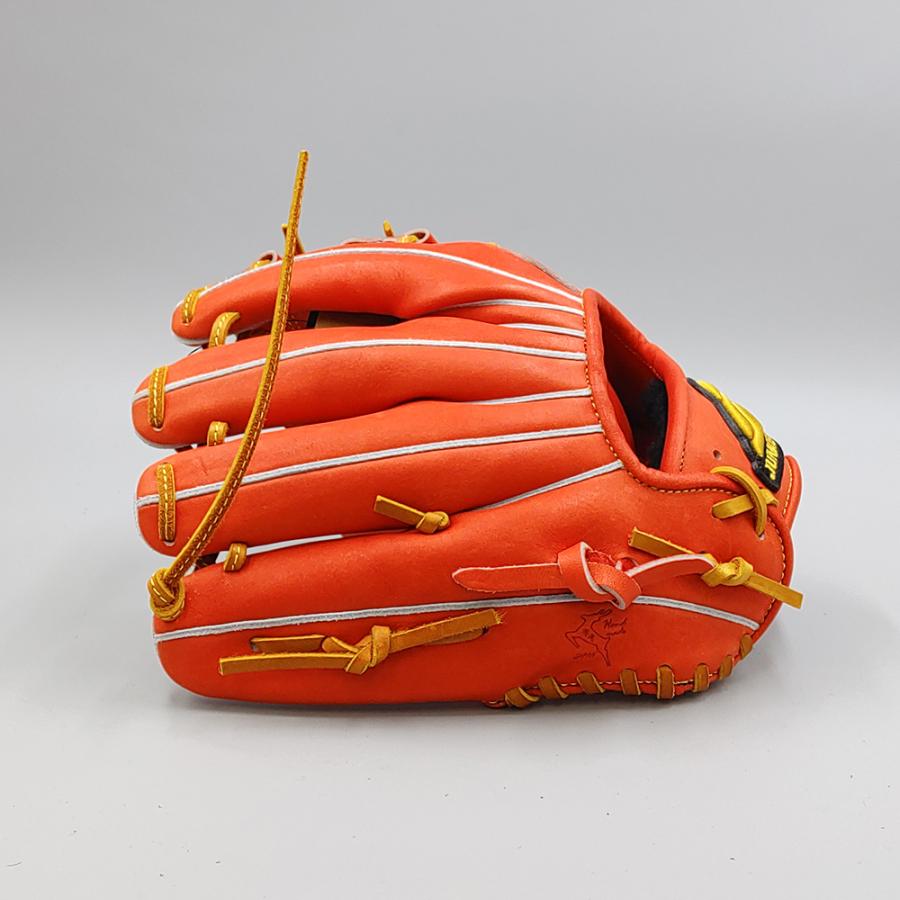 【早いもの勝ち】土日限界価格JUNKIE GLOVE 軟式グローブ 赤/オレンジ JUNKEI-GLOVE（ジュンケイグラブ） 【新品 (高校野球対応