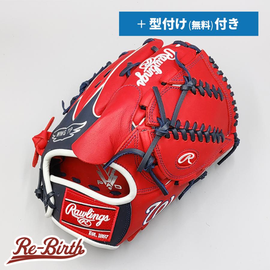 【新品未使用】Rawlings 軟式グローブ レッド Rawlings（ローリングス） 【新品】 軟式グローブ / 投手用 (レッド