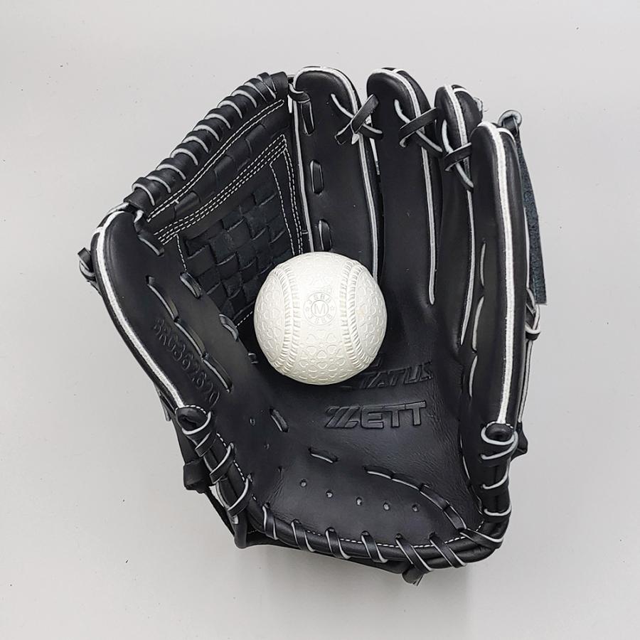 ZETT 軟式グローブ 黒/ベージュ オールラウンド ゼット（ZETT） 【新品】 軟式グローブ / オールラウンド用 無料型付け