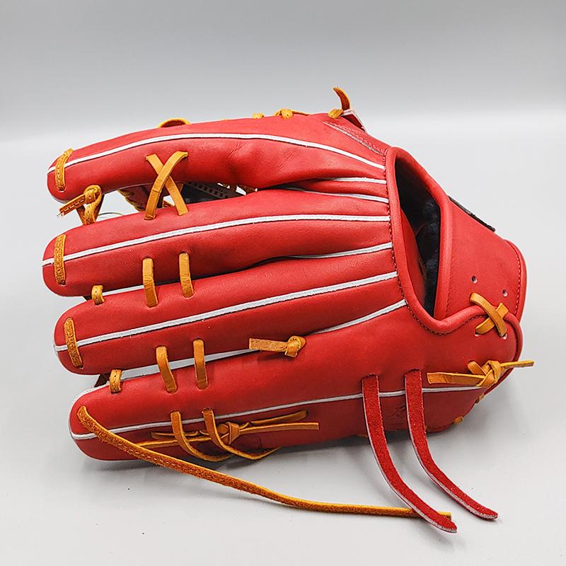 【新品 (高校野球対応)】 ジュンケイ 硬式グローブ / 外野手用 無料型付け (junkei グラブ)[NE266]の画像