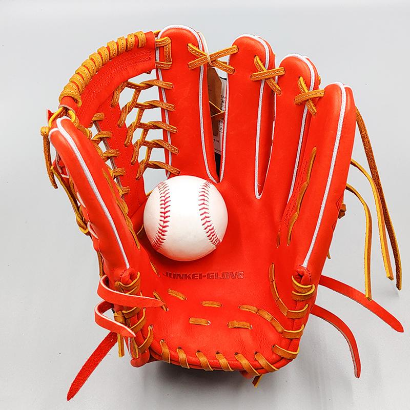 【新品 (高校野球対応)】 ジュンケイ 硬式グローブ / 外野手用 (jnkei グラブ) 無料型付け[NE280|管理コード:001-01]｜re-birth-baseball｜06