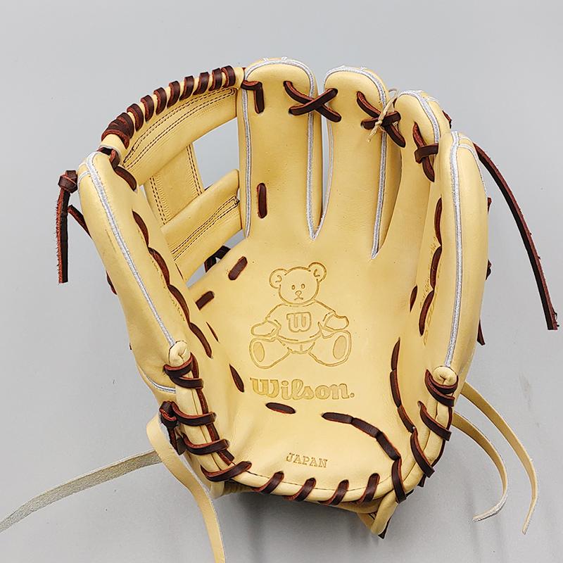 【新品 (高校野球対応)】 ウイルソン 硬式グローブ / 内野手用 無料型付け (Wilson グラブ)[NE698]｜re-birth-baseball｜06