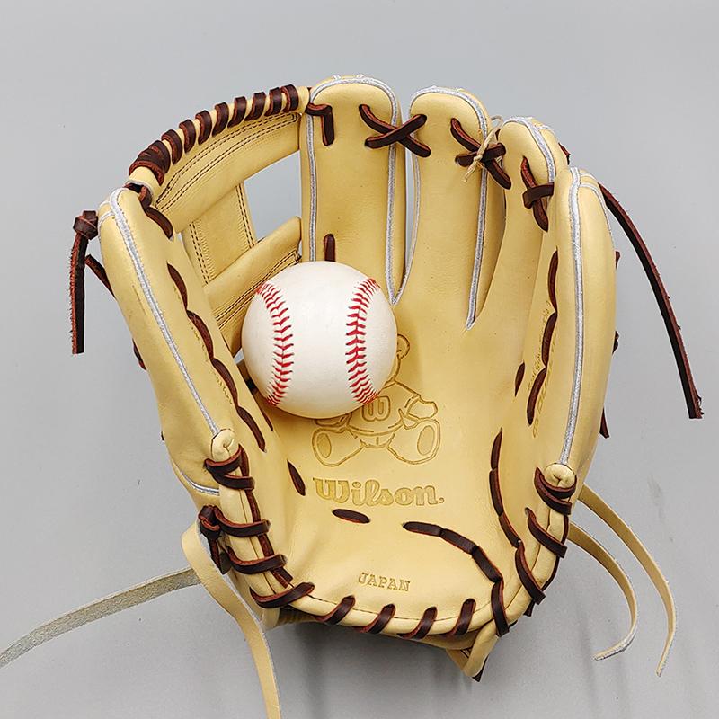 【新品 (高校野球対応)】 ウイルソン 硬式グローブ / 内野手用 無料型付け (Wilson グラブ)[NE698]｜re-birth-baseball｜07