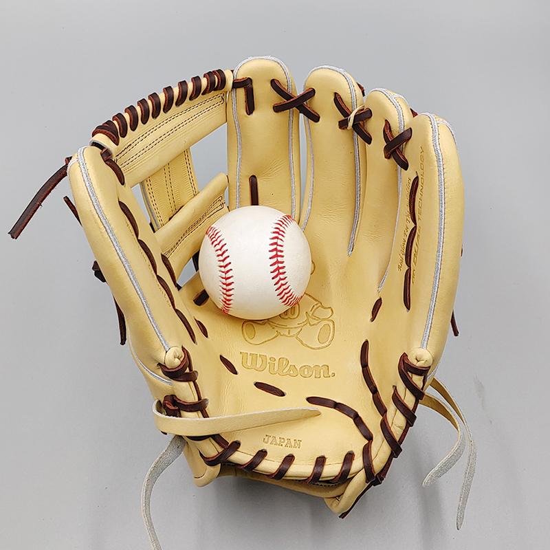 【新品 (高校野球対応)】 ウイルソン 硬式グローブ / 内野手用 無料型付け (Wilson グラブ)[NE699]｜re-birth-baseball｜07