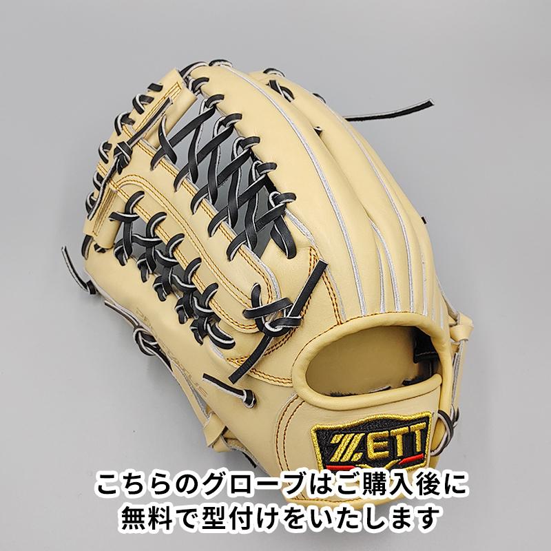 【新品 (高校野球対応)】 ゼット 硬式グローブ / 外野手用 無料型付け (ZETT グラブ)[NE785]｜re-birth-baseball｜02