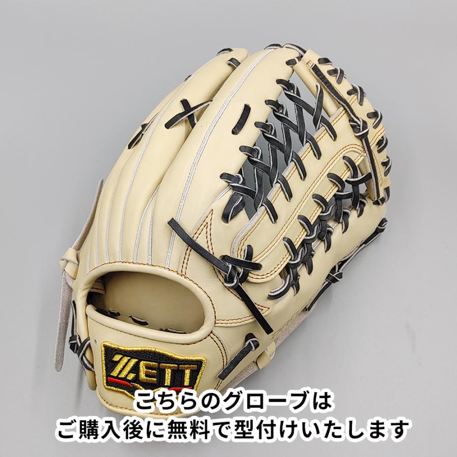 【新品】 ゼット 軟式グローブ / 外野手用 無料型付け (ZETT グラブ)[NE818]｜re-birth-baseball｜02