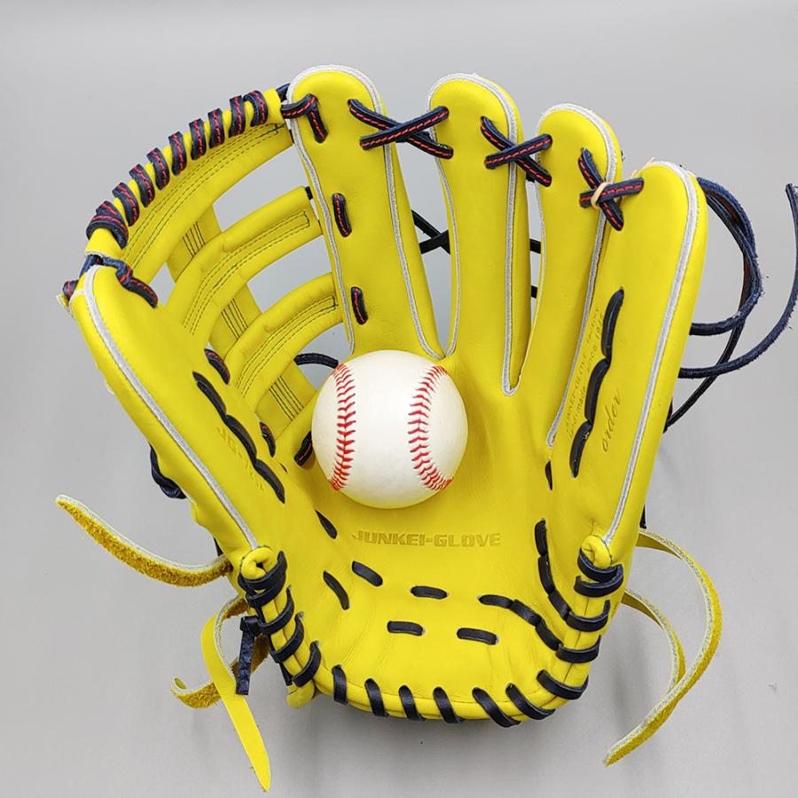 新古品 (高校野球対応)】 ジュンケイ 硬式グローブ / 外野手用 新古品 (高校野球対応)】 ジュンケイ 硬式グローブ / 外野手用