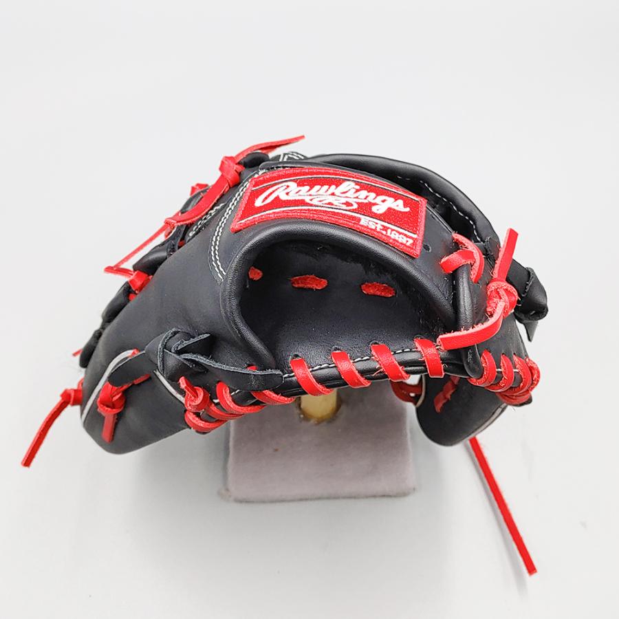 新品　ローリングス　赤　軟式　内野用グローブ　片付け済 新品】 ローリングス 軟式グローブ / オールラウンド用 型付け済み