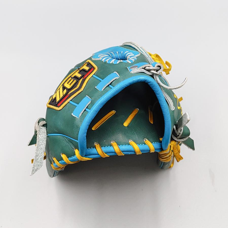 【クリーニング済み (高校野球対応)】 ゼット 軟式グローブ / 投手用 型付け済み (ZETT グラブ)[NI116] | ゼット | 04