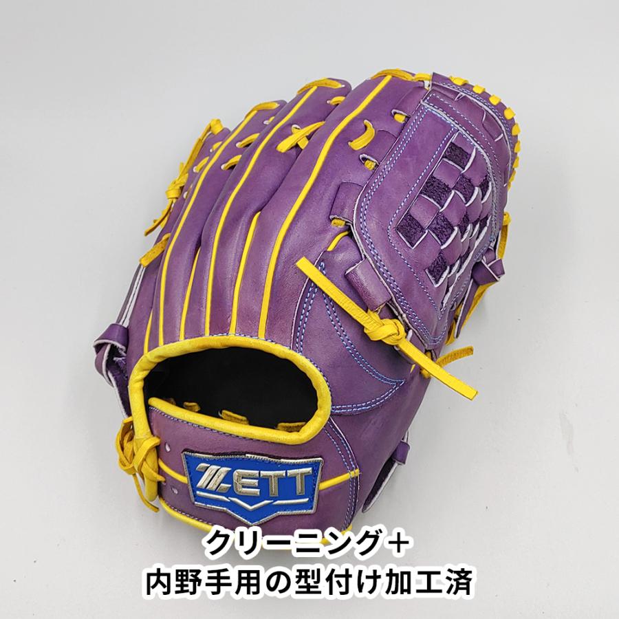 ミズノ　ZETT MIZUNO（ミズノ） 【クリーニング済み 】 ゼット 硬式グローブ / 内