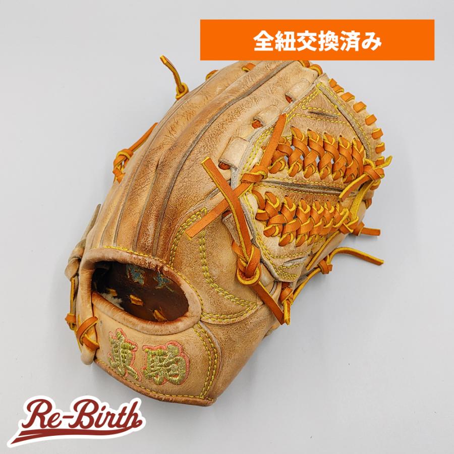 内野手用硬式野球グローブ 型付け済 未使用 値下げ交渉◎ 全紐交換済み】 東駒 ジュニア硬式グローブ / 内野手用 型付け済み