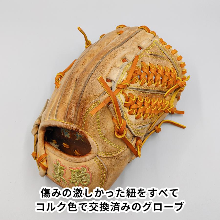全紐交換済み】 東駒 ジュニア硬式グローブ / 内野手用 型付け済み