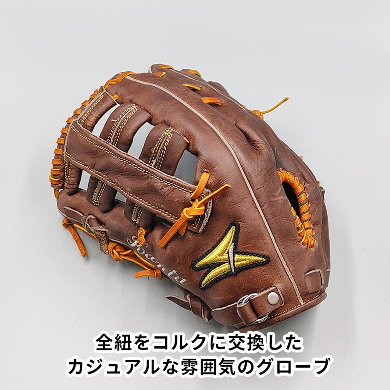 ハタケヤマ 【全紐交換済み (高校野球対応)】 SAEKI 硬式 ハタケヤマ 【全紐交換済み (高校野球対応)】 SAEKI 硬式