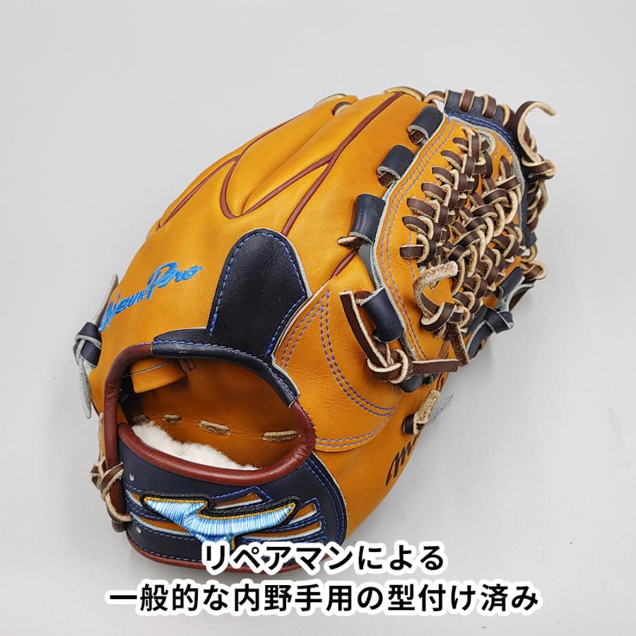 MIZUNO 【クリーニング済み 】 ミズノ 軟式グローブ / 内野手用