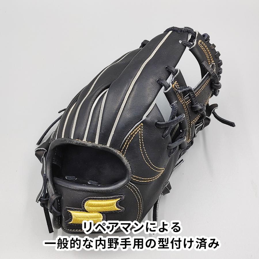 クリーニング済み (高校野球対応)】 SSK 硬式グローブ / 内野手用 