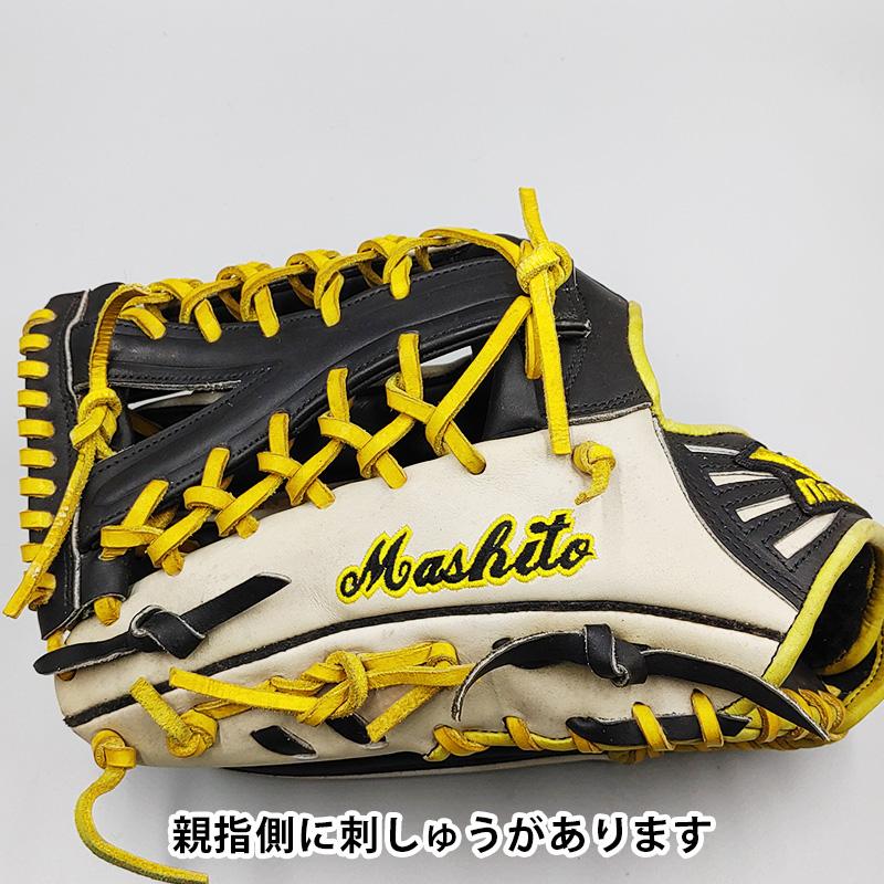 【クリーニング済み 】 ミズノ 軟式グローブ / 外野手用 型付け済み (mizuno グラブ)[WE1061] | MIZUNO | 07