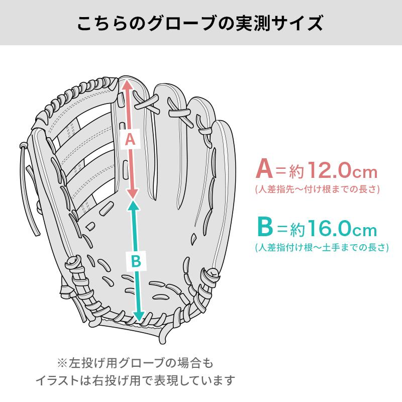 【硬式対応アップグレード済 (高校野球対応)】 ゼット 硬式グローブ / 内野手用 型付け済み (ZETT グラブ) [WE116]｜re-birth-baseball｜09