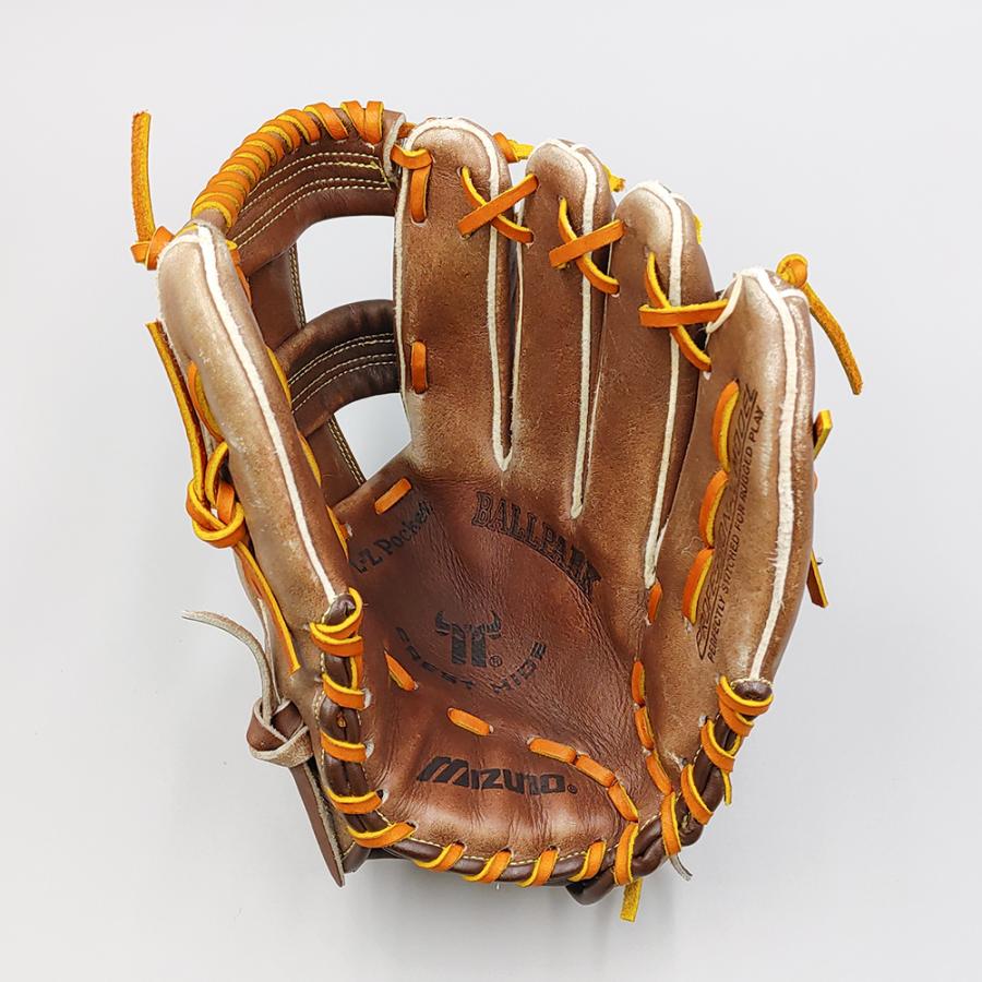 MIZUNO（ミズノ） 【全紐交換済み】 軟式グローブ / 内野手用 型付け